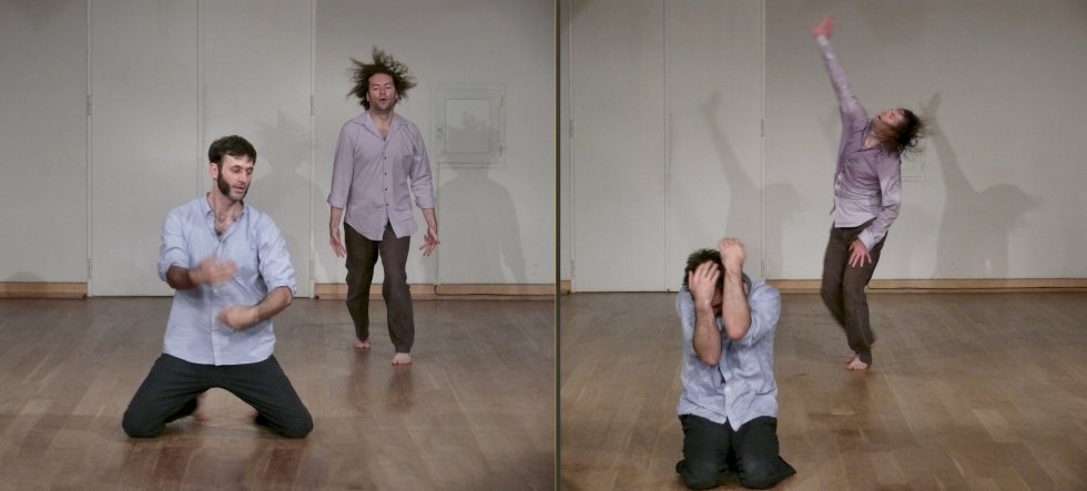 Image: Ralf Jaroschinski & Andrew Wass: Sci-fi Poetry; Dance duet 2009