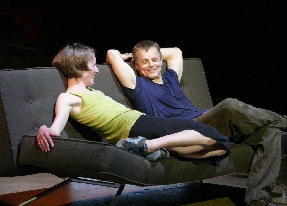 Image:  Brit Rodemund and Henrik Kaalund in Dansity's piece by Eva Villanueva, Pieter de Ruiter, 2010